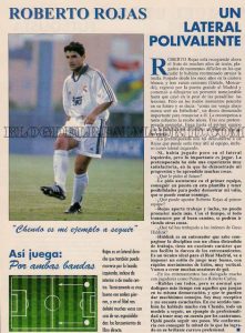 Roberto Rojas u dresu Real Madrida u sezoni 1998./1999.