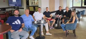 Predsjednik NK Špansko Filip Bilandžić - Vinko sa suradnicima
